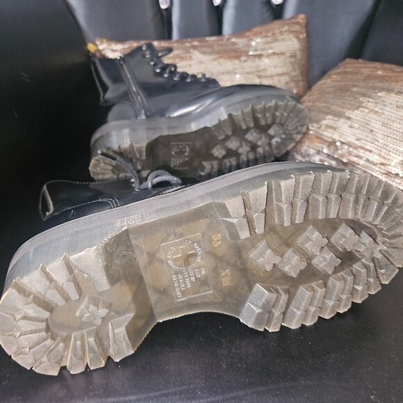 Dr Martens Jadon Platform Combat Boots Size 8 - Picture 1 of 4